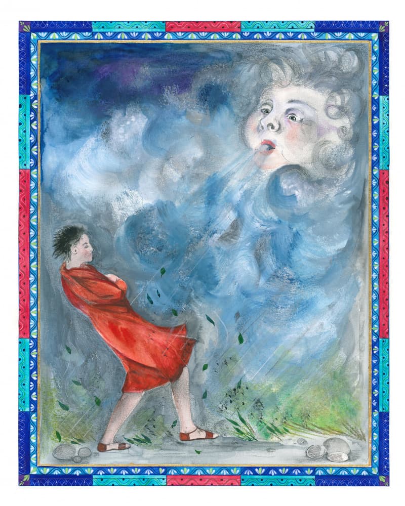 The Wind Aesop's Fables by Isabelle Brent — canvas wall art