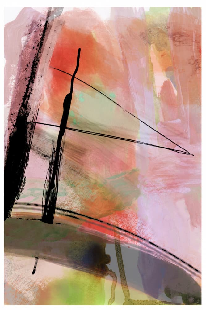 Dynamic Abstract Strokes by cartissi — canvas wall art
