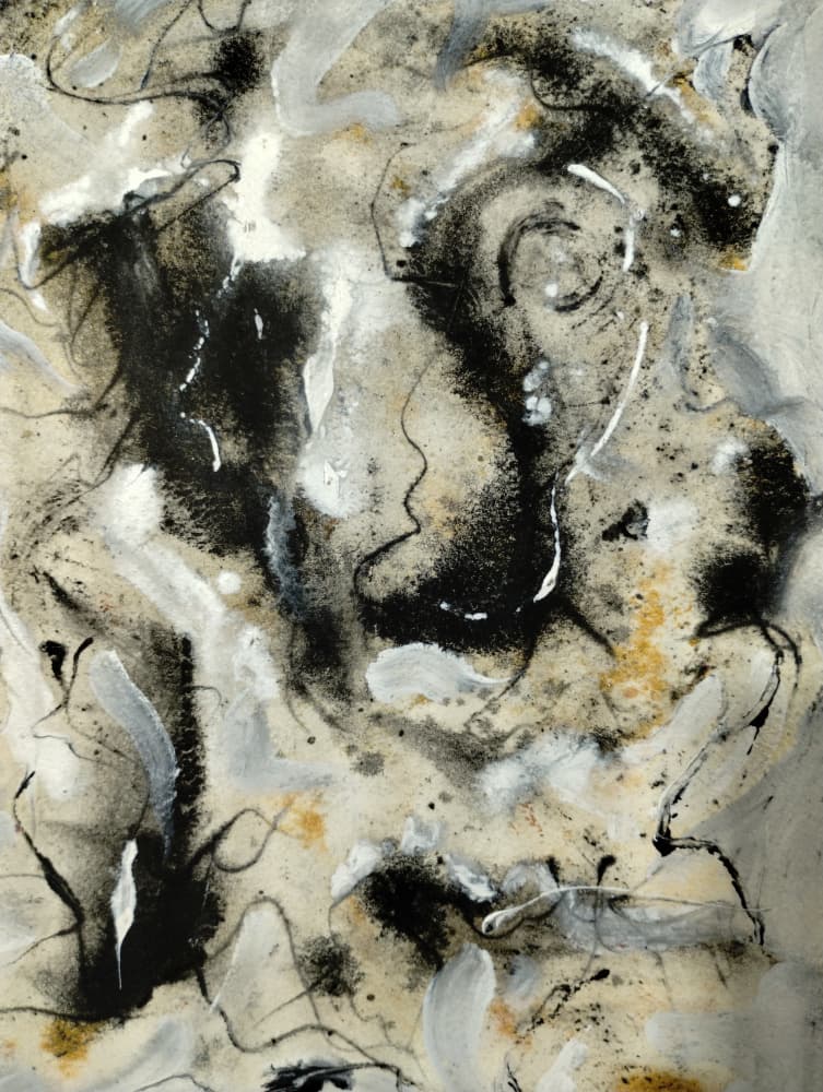 Expressive Abstract Swirls by Michael Cross — canvas wall art