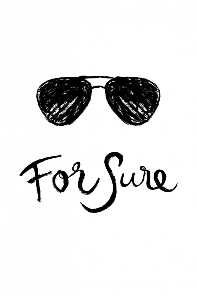 Forsure White by Caroline Roberts — canvas wall art