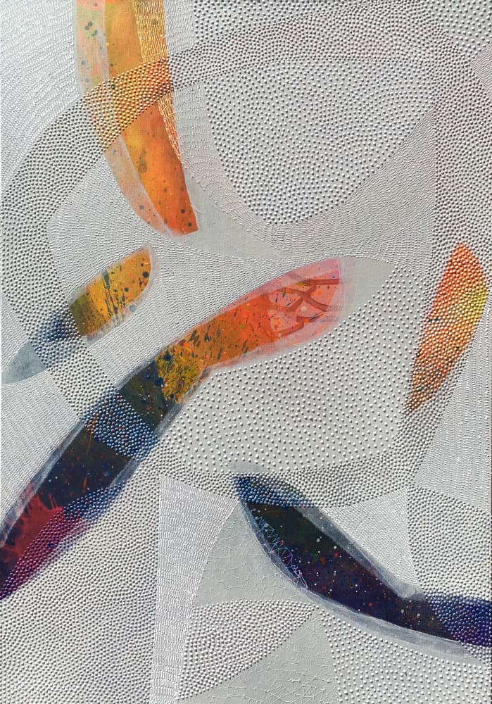 Vibrant Flowing Forms by SAN STARLING — canvas wall art