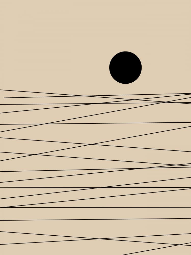 Black Sun Horizon by Nilesh Kulkarni — canvas wall art