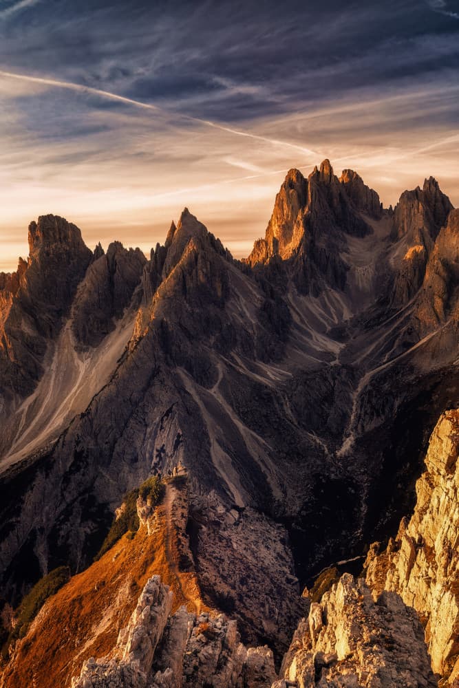 Dramatic Alpine Sunset by Martin Kucera EFIAP AZSF — canvas wall art