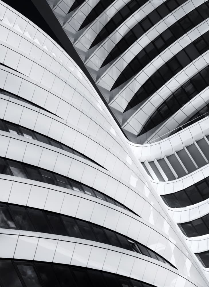 Sleek Urban Curves by Jeroen van de Wiel — canvas wall art