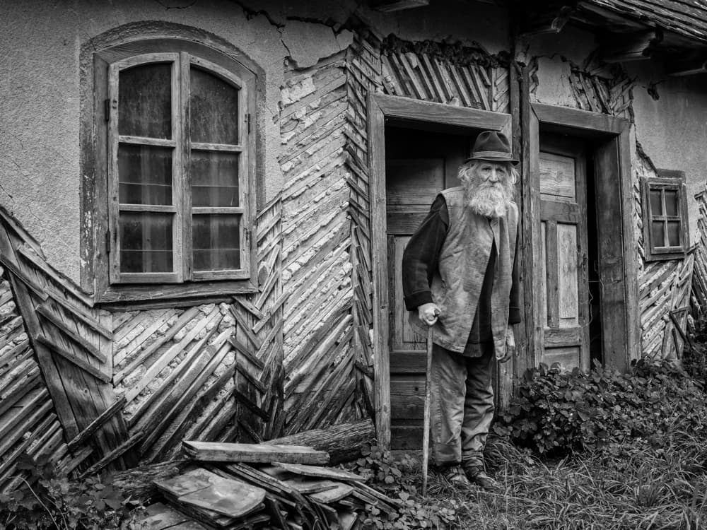 Rural Man Weathered Home by Zoran Toldi (EFIAP AZSF) — canvas wall art