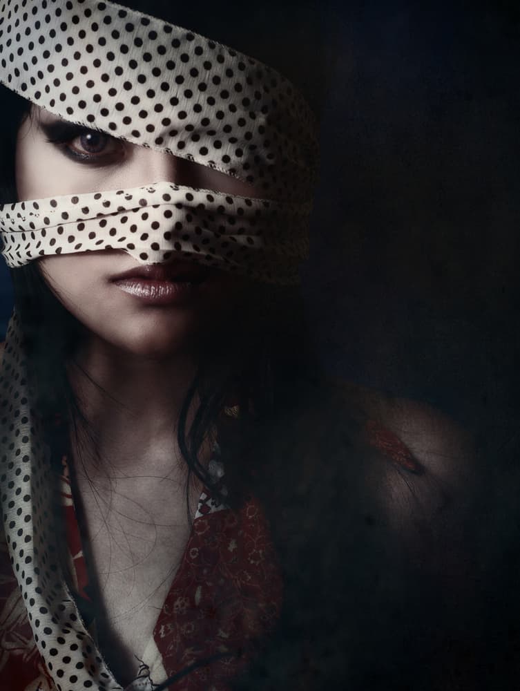 Polka Dot Gaze by Hari Sulistiawan — canvas wall art