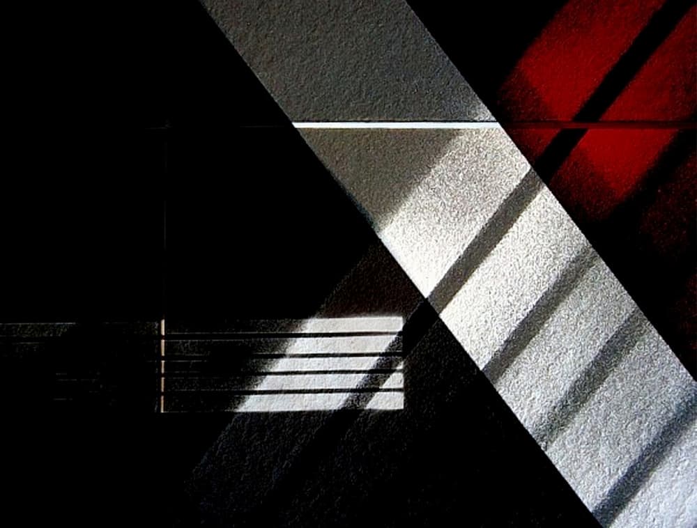 Shadow Play Geometry by Claudio Boczon — canvas wall art