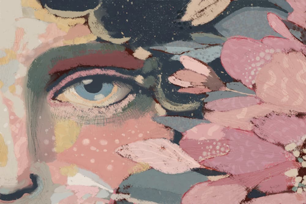 Floral Reverie No 03 by Treechild — canvas wall art