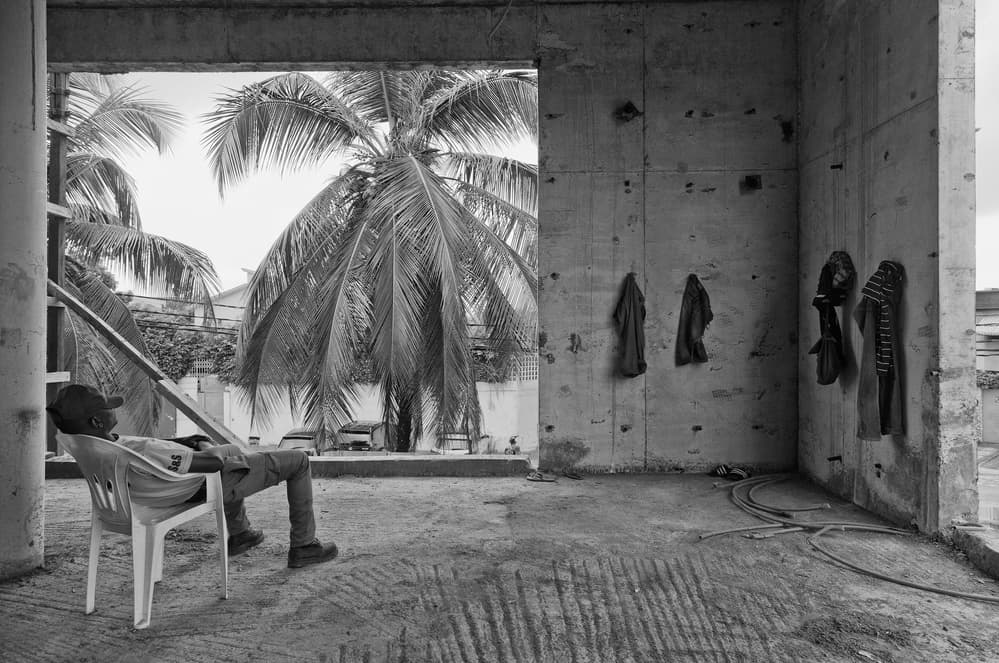 Tropical Break Concrete Walls by Lorenzo Grifantini — canvas wall art
