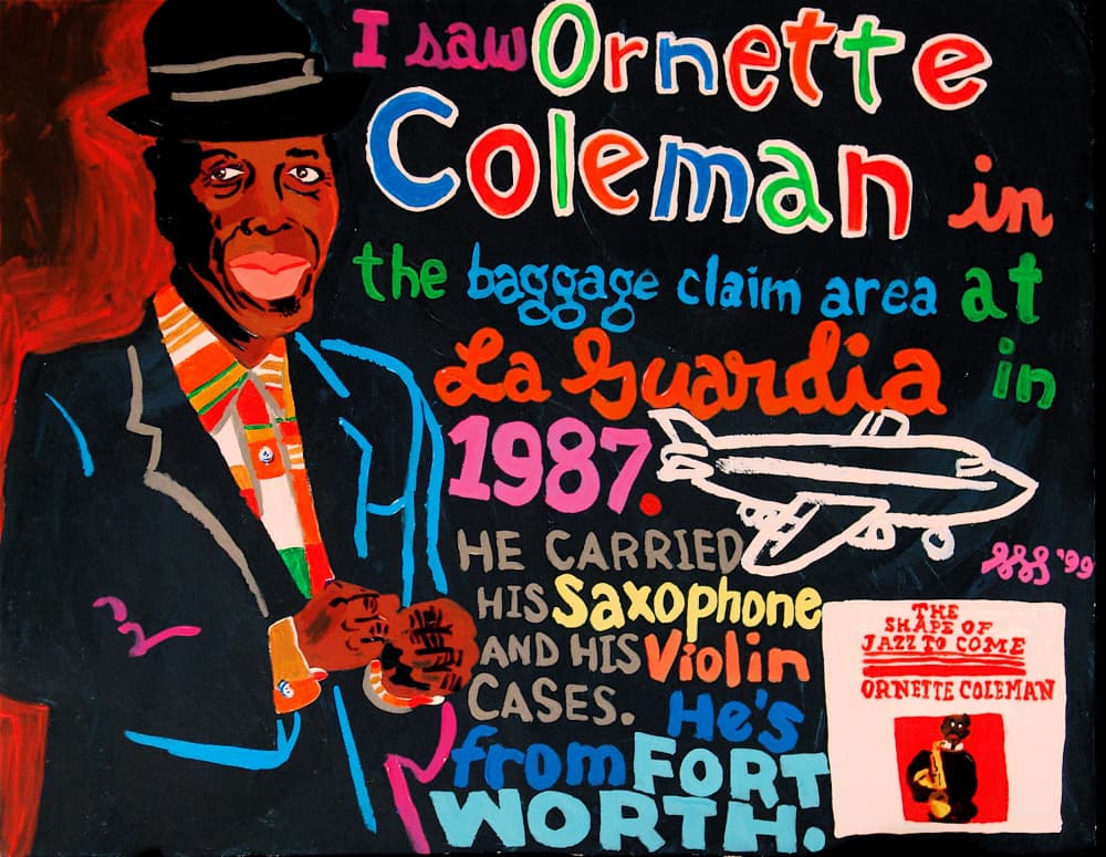 Ornette Coleman by Steve Spencer — canvas wall art