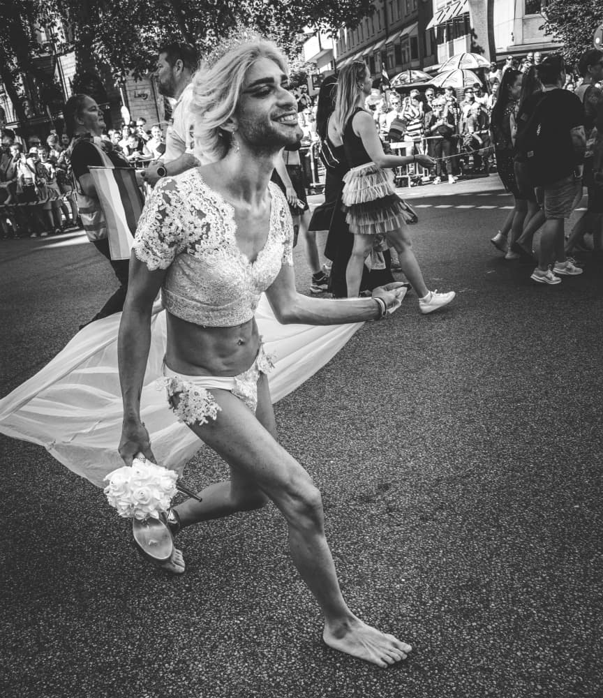 Joyful Pride Parade Drag by Alex Ogazzi — canvas wall art
