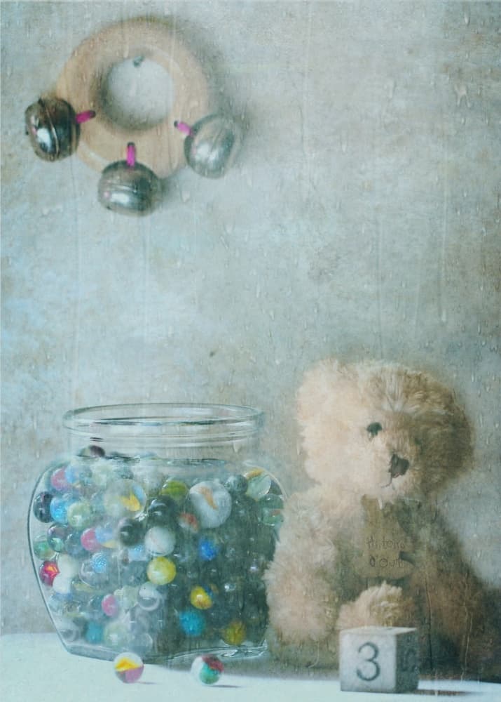 Childhood Still Life by Delphine Devos — canvas wall art
