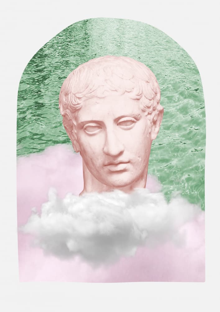 Ethereal Classical Head by Talitha McQueen — canvas wall art