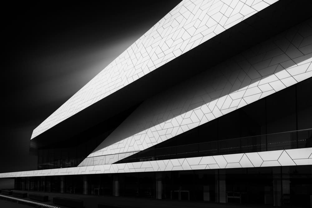 Modern Geometric Architecture by Adam Dauria ☂ — canvas wall art