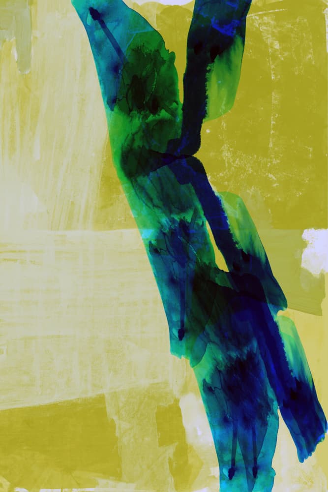 Organic Color Flow by cartissi — canvas wall art