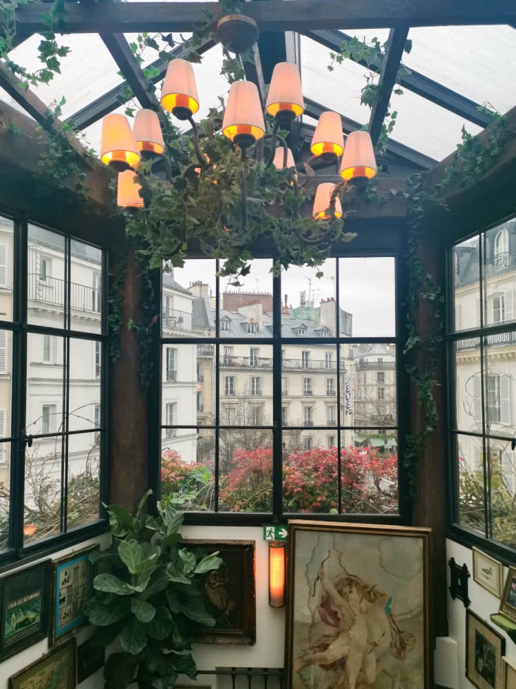 Charming Parisian Conservatory by Talitha McQueen — canvas wall art