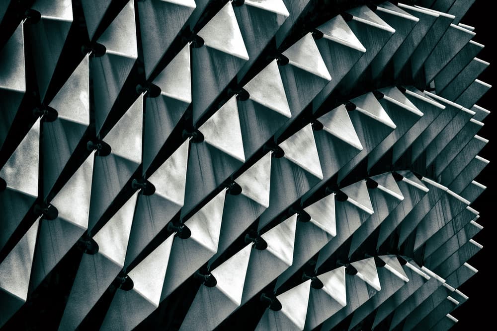 Abstract Geometric Triangles by Hans-Wolfgang Hawerkamp — canvas wall art