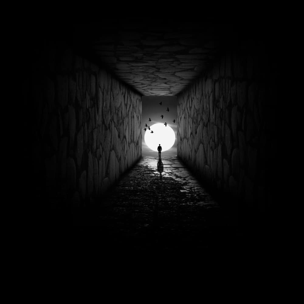 Solitary Journey To Light by Hadi Malijani (Malenjani) — canvas wall art
