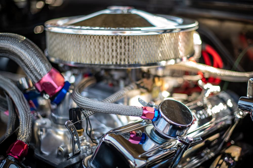 Polished Engine Power by Tim Mossholder — canvas wall art