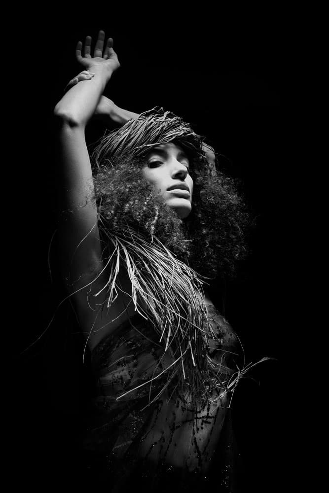 Mysterious Organic Portrait by Joan Gil Raga — canvas wall art