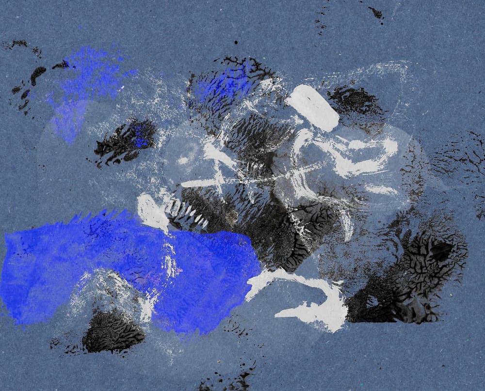 Dynamic Blue Abstract by Santhosh ch — canvas wall art