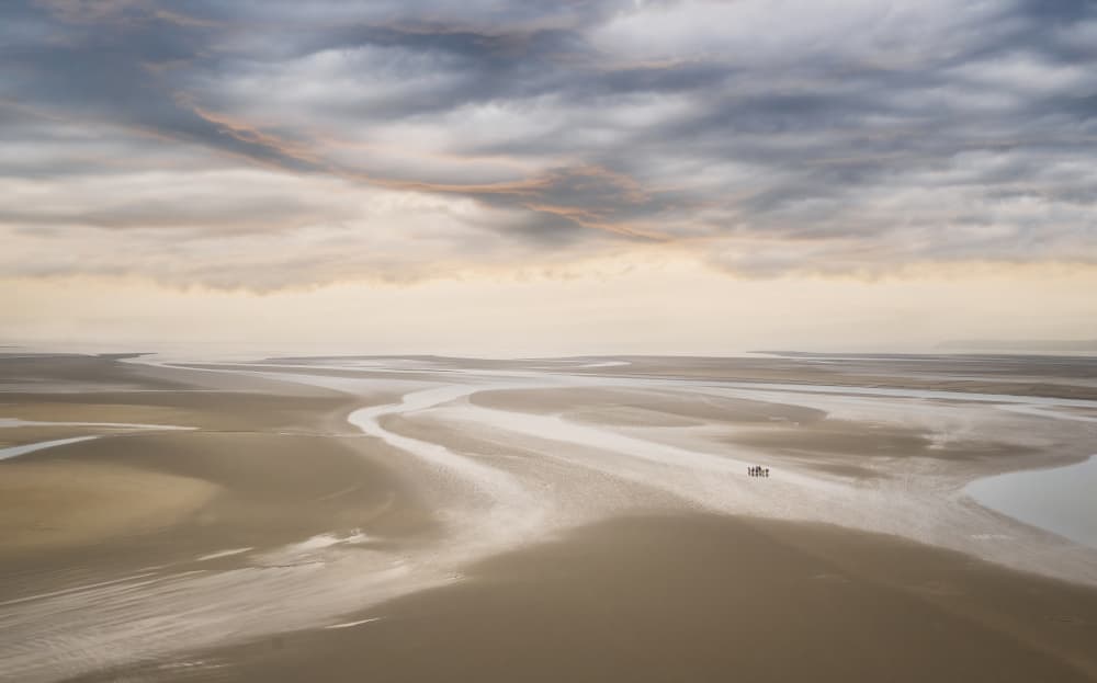 Moody Tidal Landscape by Marc van Oostrum — canvas wall art