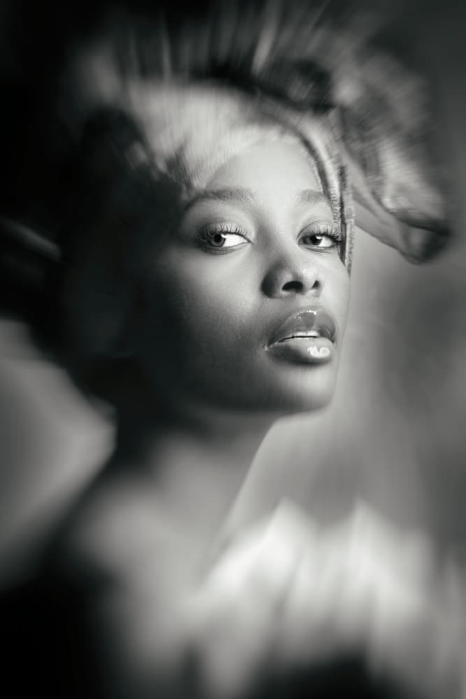 Ethereal Woman Headwrap by Ruth Franke — canvas wall art