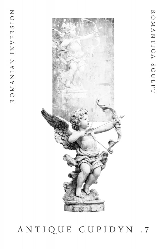 Antique Cupid Sculpture by Rafal Kulik — canvas wall art