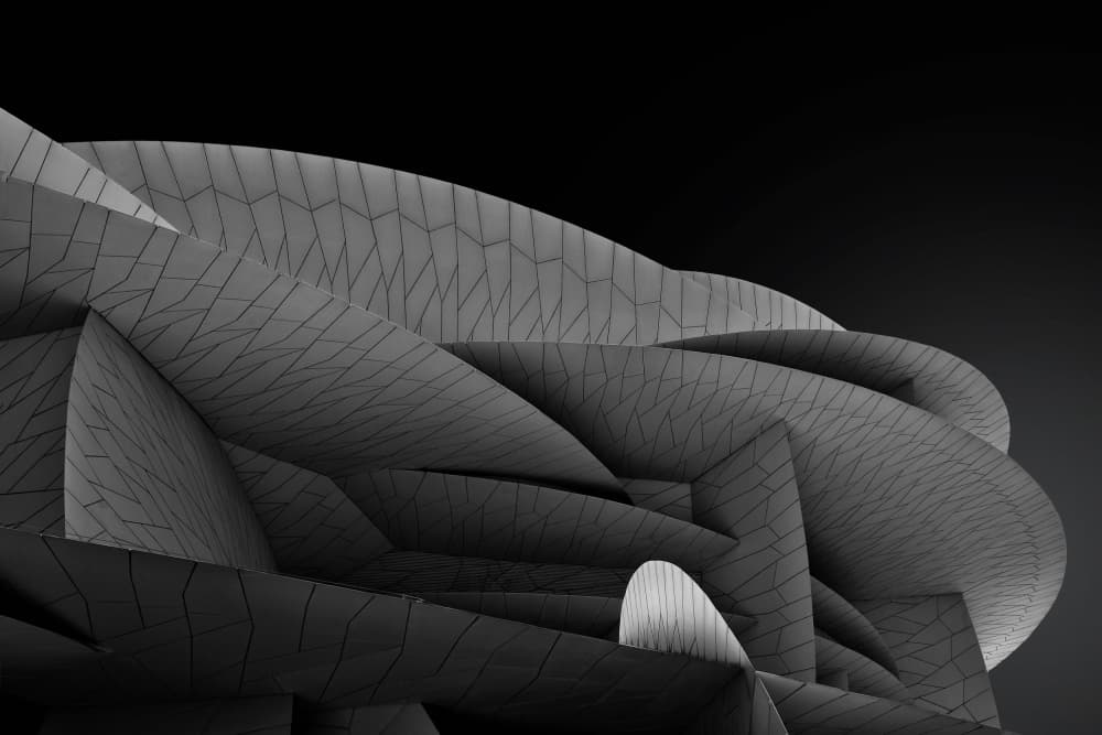 Abstract Architectural Forms by Hans-Wolfgang Hawerkamp — canvas wall art