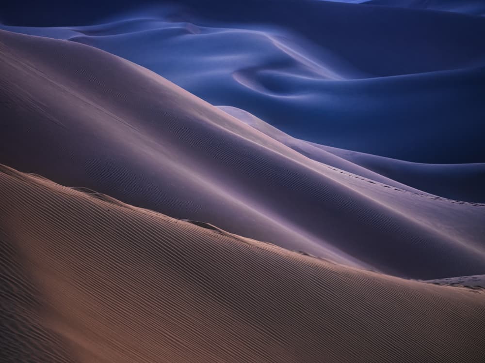 Serene Sand Dunes by Cai ning — canvas wall art