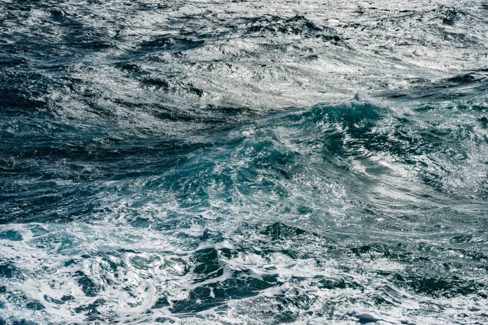 Turbulent Ocean Water by Photolovers — canvas wall art