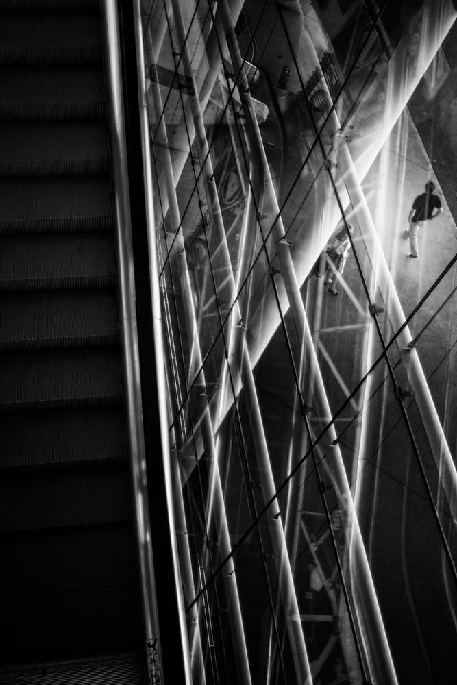 Urban Lines and Light by Laura Mexia — canvas wall art