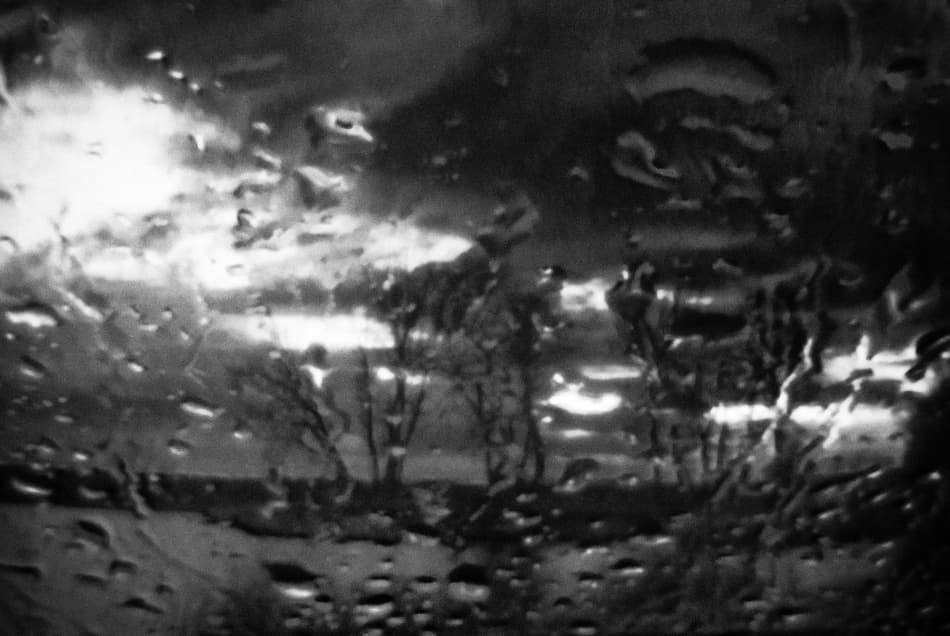 Through a Rainy Window by Codrin Lupei — canvas wall art