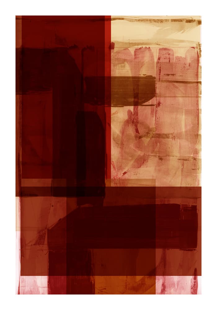 Deep Red Abstraction by cartissi — canvas wall art