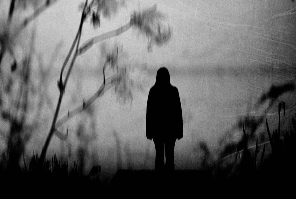Dark Solitary Figure by Milena Seita — canvas wall art