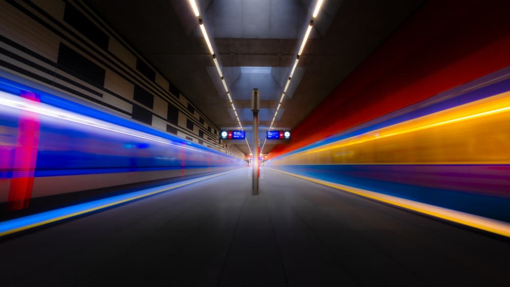 Urban Speed Trails by Andy Dauer — canvas wall art