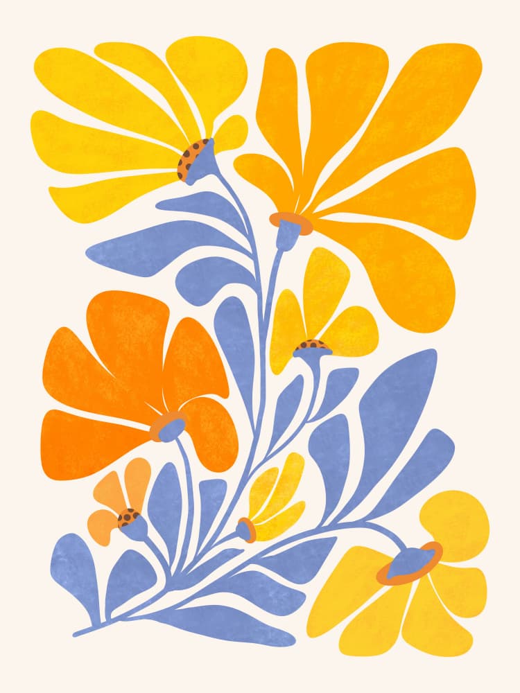 Joyful Sunflowers by Kristian Gallagher — canvas wall art
