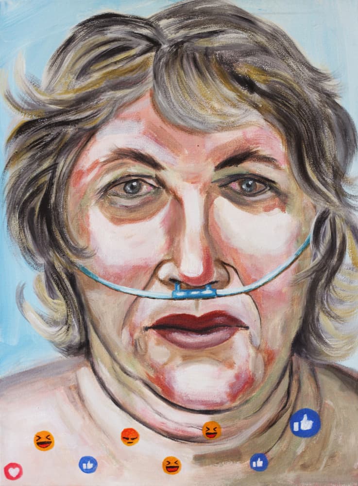 Medical Portrait Emojis by Gabriel Grecco — canvas wall art