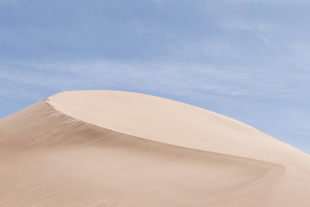 Curved Desert Dune by Photolovers — canvas wall art
