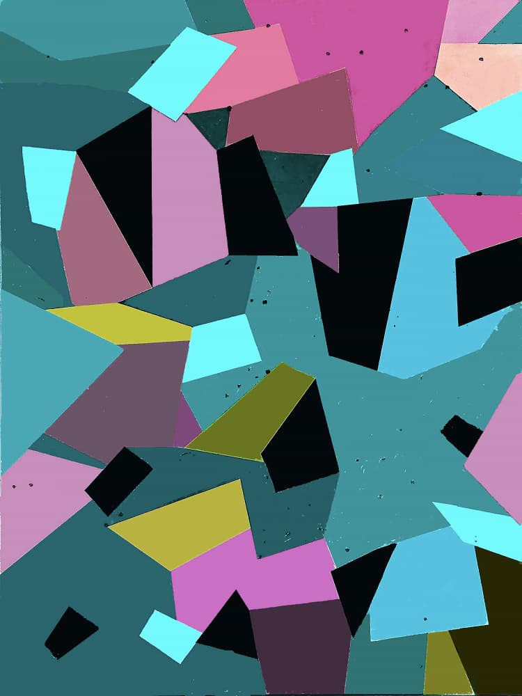 Modern Geometric Shapes by Vanessa Ryan — canvas wall art