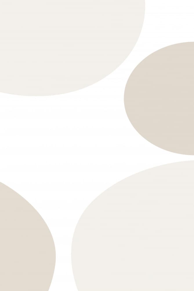 Serene Abstract Shapes by Oju Design — canvas wall art