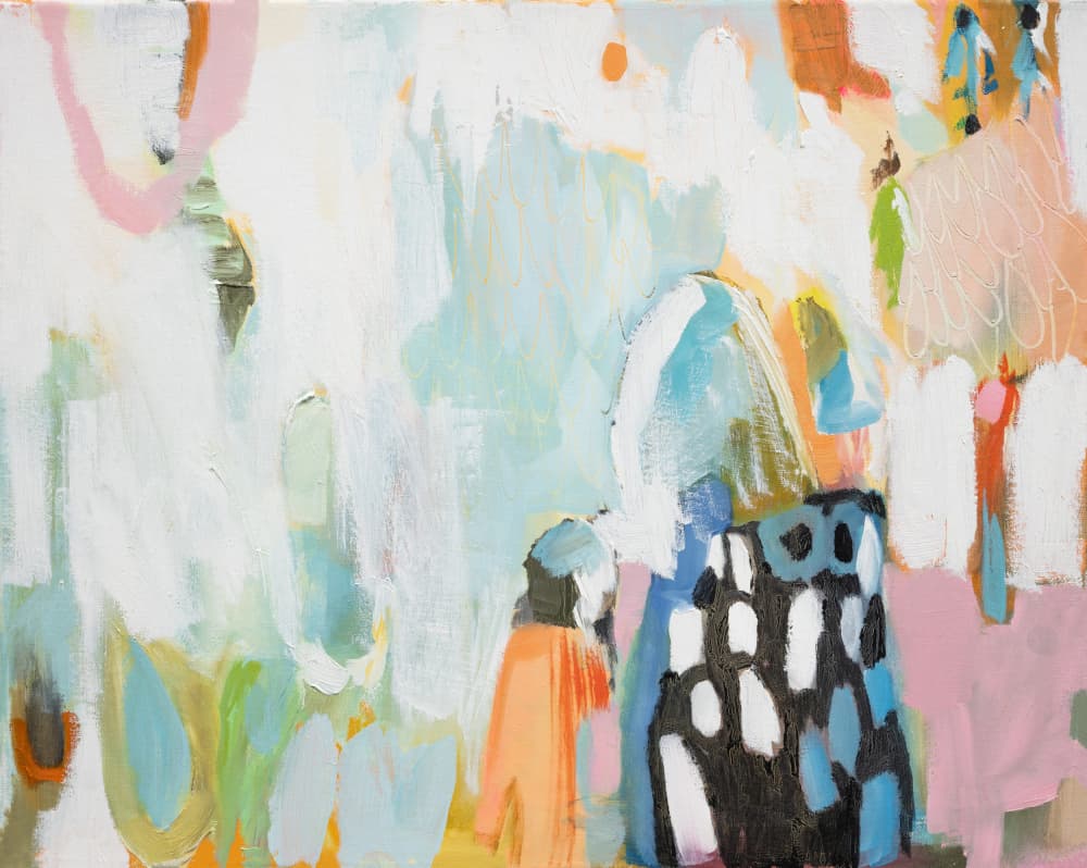 B W Abstract by Jenny Westenhofer — canvas wall art