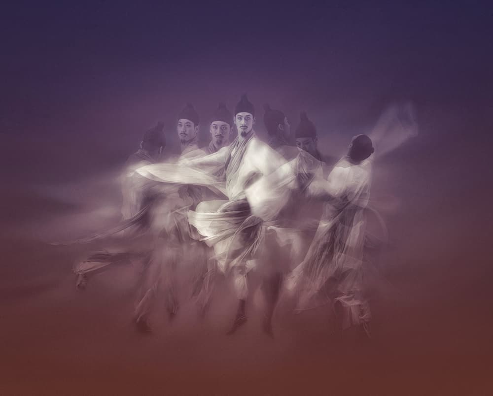 Ethereal Flowing Dance by Molly Fu APA — canvas wall art