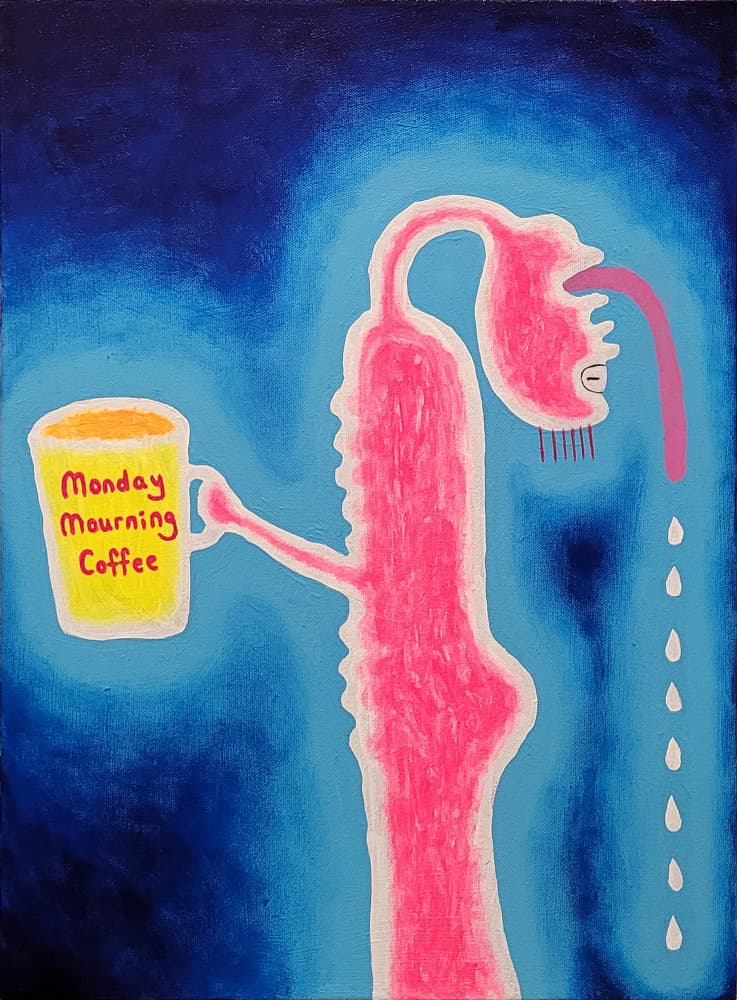Monday Mourning Coffee by Fedele Frost — canvas wall art
