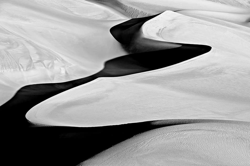 Flowing Sand Shadows by Mohammadreza Momeni — canvas wall art