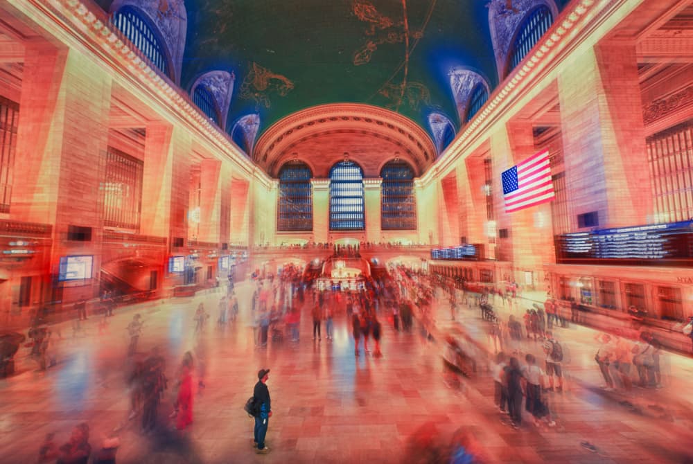 Grand Central Motion by Robert Zhang — canvas wall art