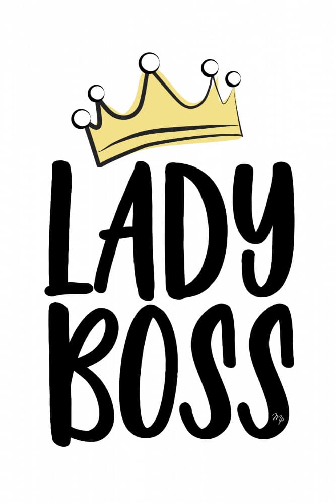 Lady Boss Crown by Martina — canvas wall art