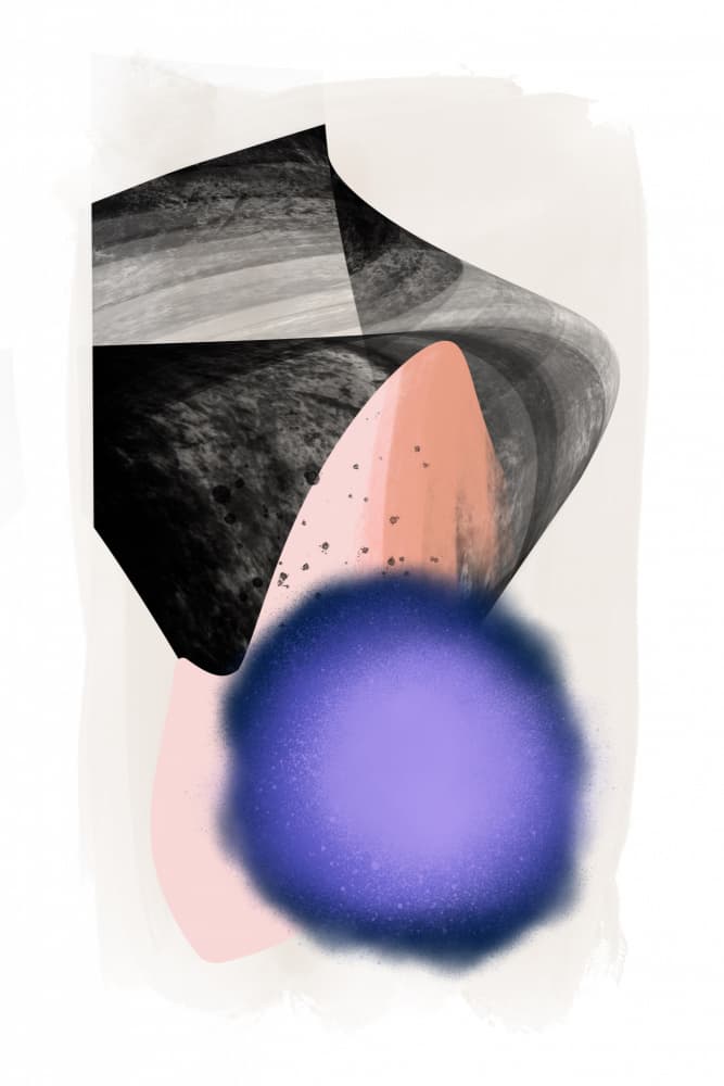 Dynamic Abstract Forms by Jilli Darling — canvas wall art