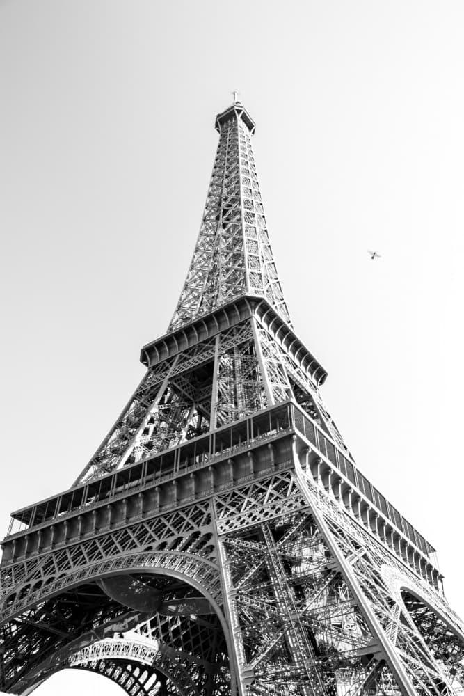 Iconic Paris Tower by Léa Lefebvre — canvas wall art