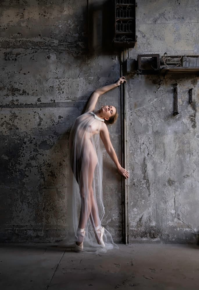 Dancer's Ethereal Grace by Catchlight Studio — canvas wall art